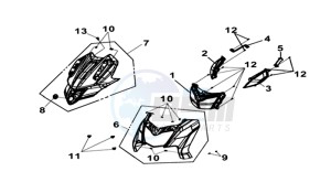 JOYMAX Z 300I ABS (L9) EU drawing HEAD LIGHT