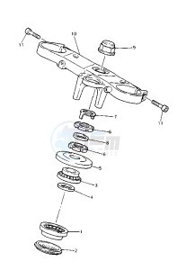 YZF R 750 drawing STEERING