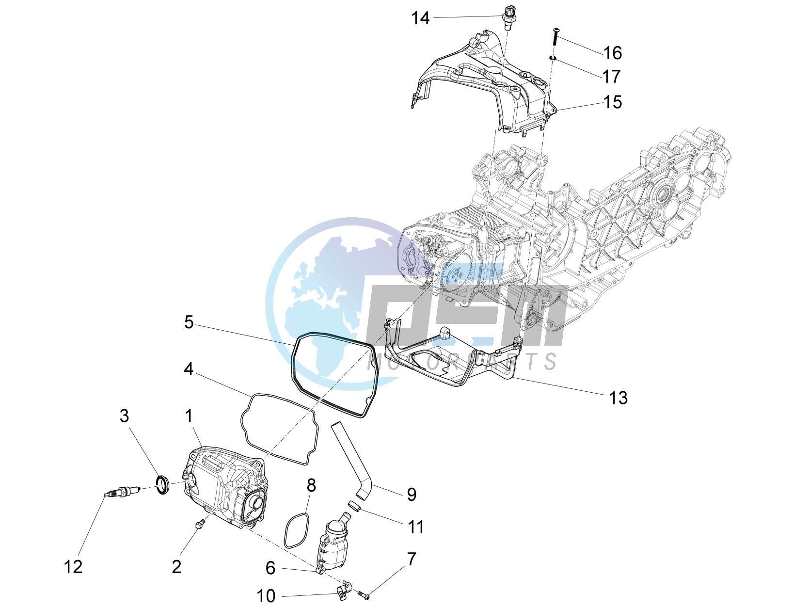 Cylinder head cover