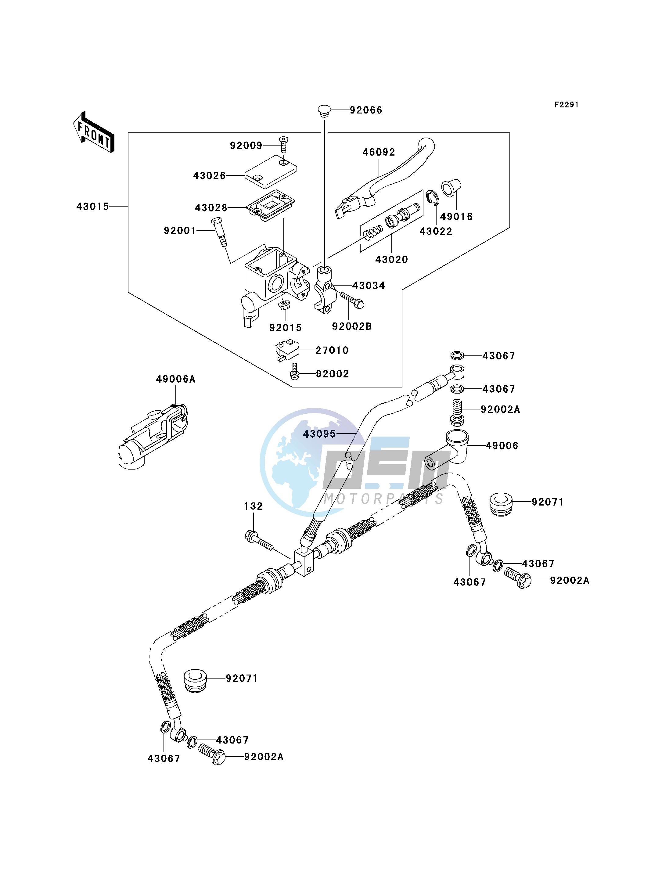 FRONT MASTER CYLINDER