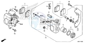 TRX420FM2H Europe Direct - (ED) drawing FRONT BRAKE CALIPER