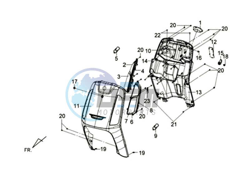 COWLING FRONT / COWLING INNER