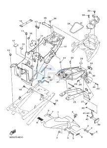 XJ6SA 600 DIVERSION (S-TYPE, ABS) (36DF 36DJ) drawing FENDER