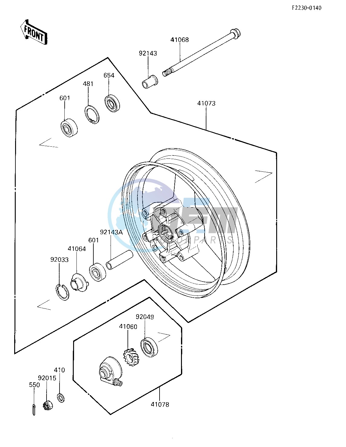 FRONT WHEEL_HUB