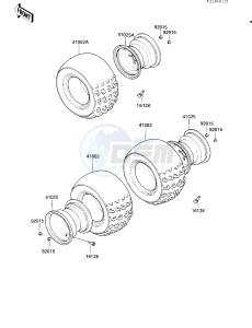 KLT 160 A [KLT160] (A1) [KLT160] drawing WHEELS_TIRES