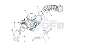 BOULEVARD - 150 CC 4T E3 drawing CARBURETOR ASSY