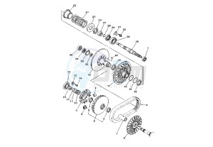 XP T-MAX BLACK MAX 500 drawing PULLEY