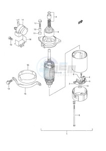 DF 25 drawing Starting Motor