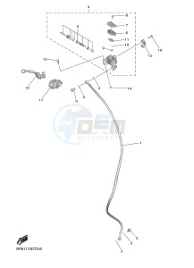 YZ450F (BR92) drawing FRONT MASTER CYLINDER