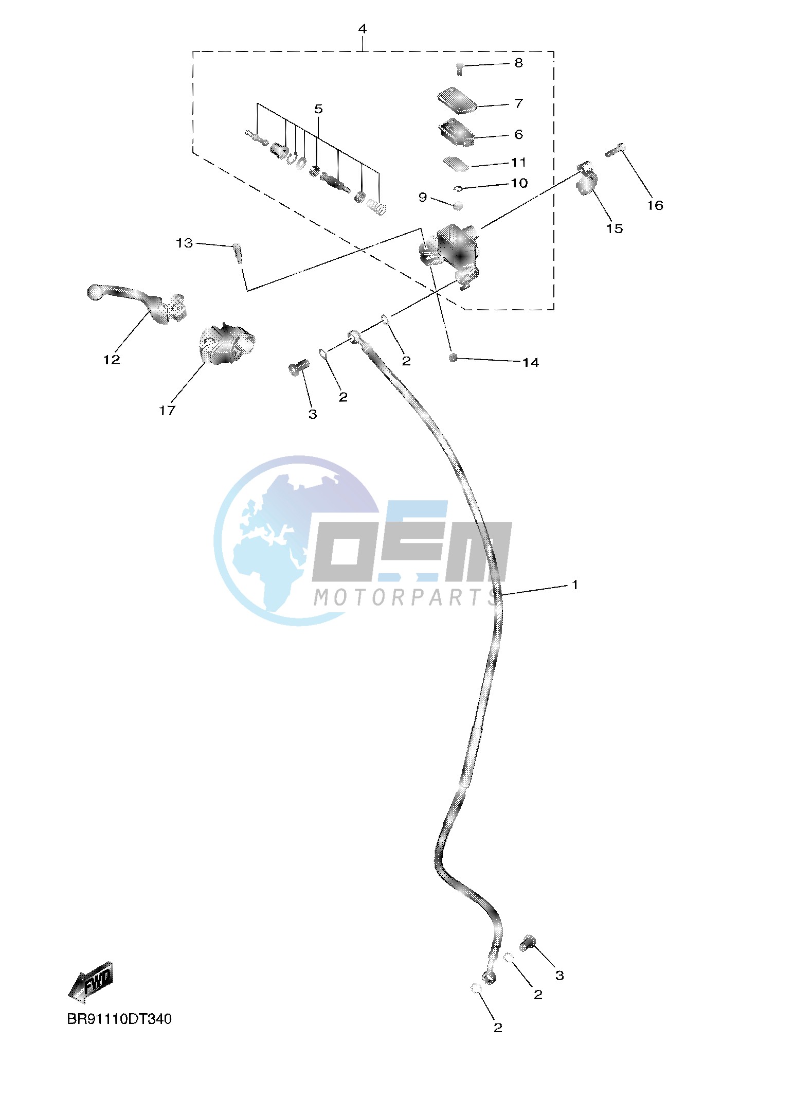 FRONT MASTER CYLINDER