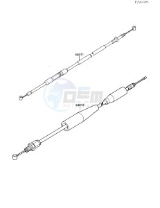 KX 250 F [KX250] (F1) [KX250] drawing CABLES