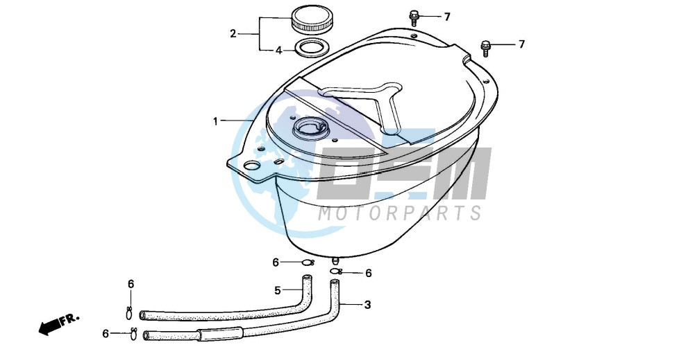 FUEL TANK (C50P/C50T)