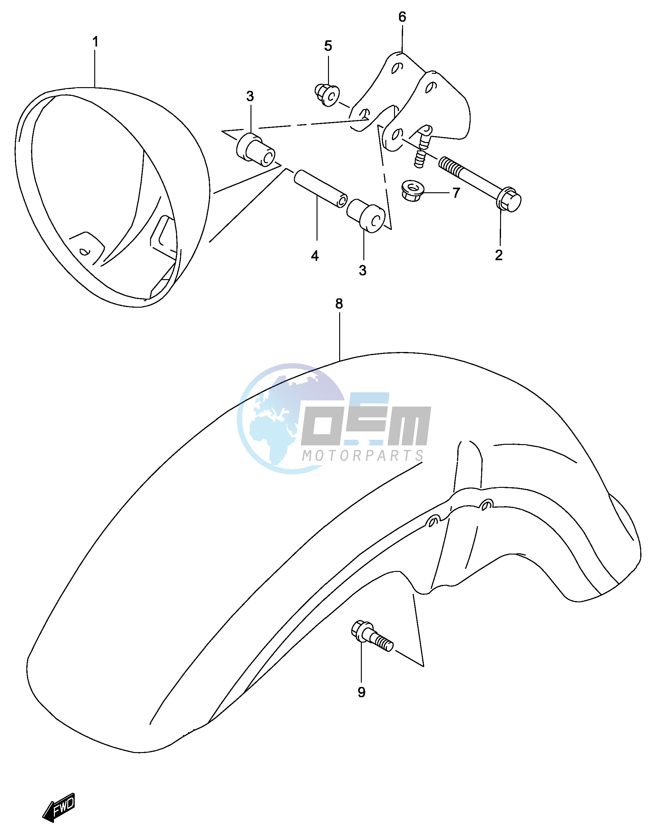 HEADLAMP HOUSING