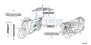 SH125SE SH125S UK - (E) drawing MARK