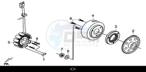 JOYRIDE 300 16" (LJ30W4-EU) (M3) drawing FLYWHEEL - STATOR