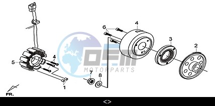 FLYWHEEL - STATOR