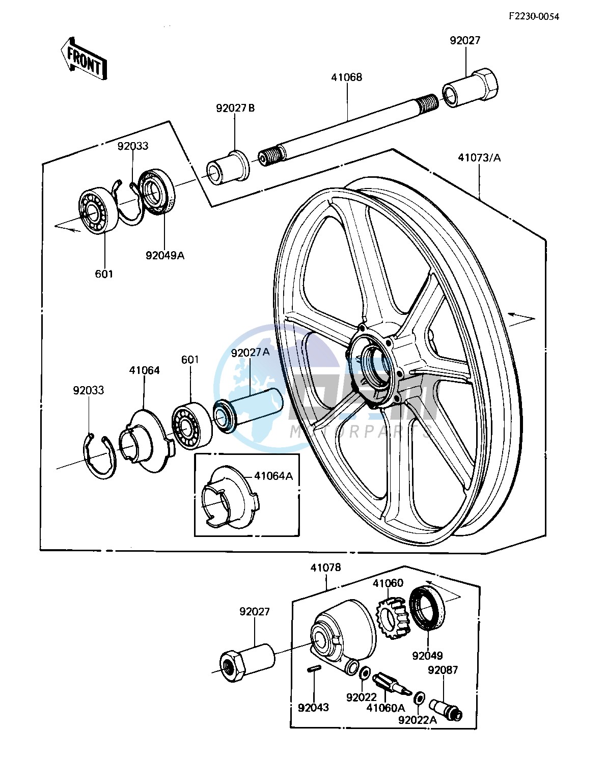 FRONT WHEEL_HUB