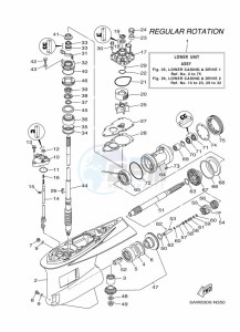 F350AETX drawing PROPELLER-HOUSING-AND-TRANSMISSION-1