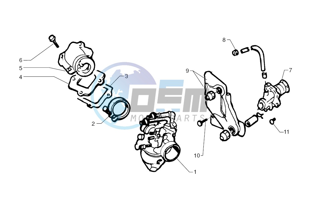 Oil pump - Carburettor