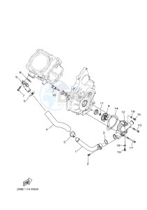 YXE700ES YXE70WPSH WOLVERINE R-SPEC EPS SE (BN56) drawing WATER PUMP