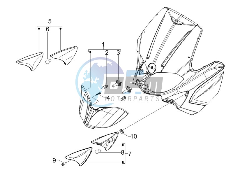 Head lamp - Turn signal lamps