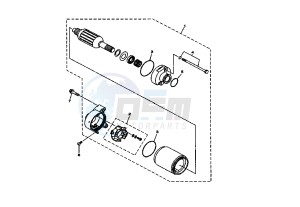 XT R 125 drawing STARTING MOTOR