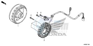 TRX500FA6G TRX500FA Australia - (U) drawing GENERATOR