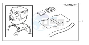 NT650V DEAUVILLE drawing TANK BAG