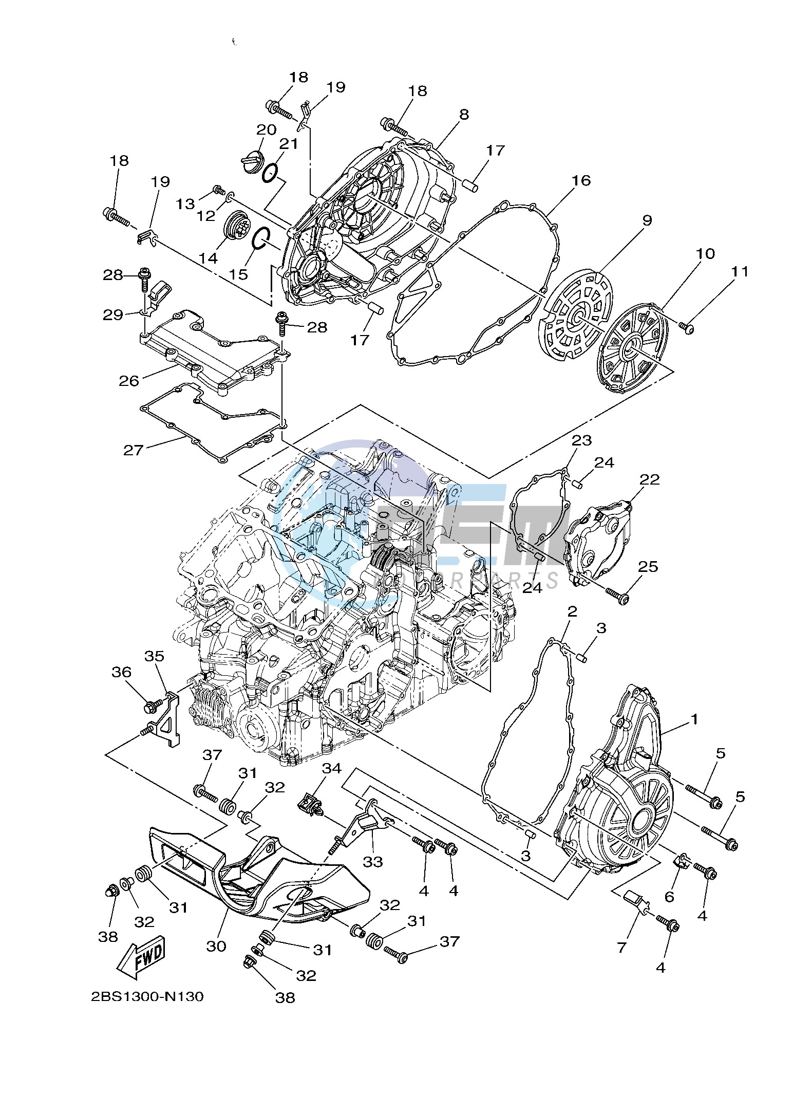 CRANKCASE COVER 1