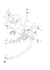 DF 25 V-Twin drawing Fuel Pump