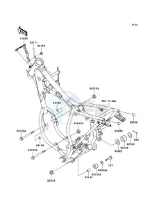 KX65 KX65A9F EU drawing Engine Mount