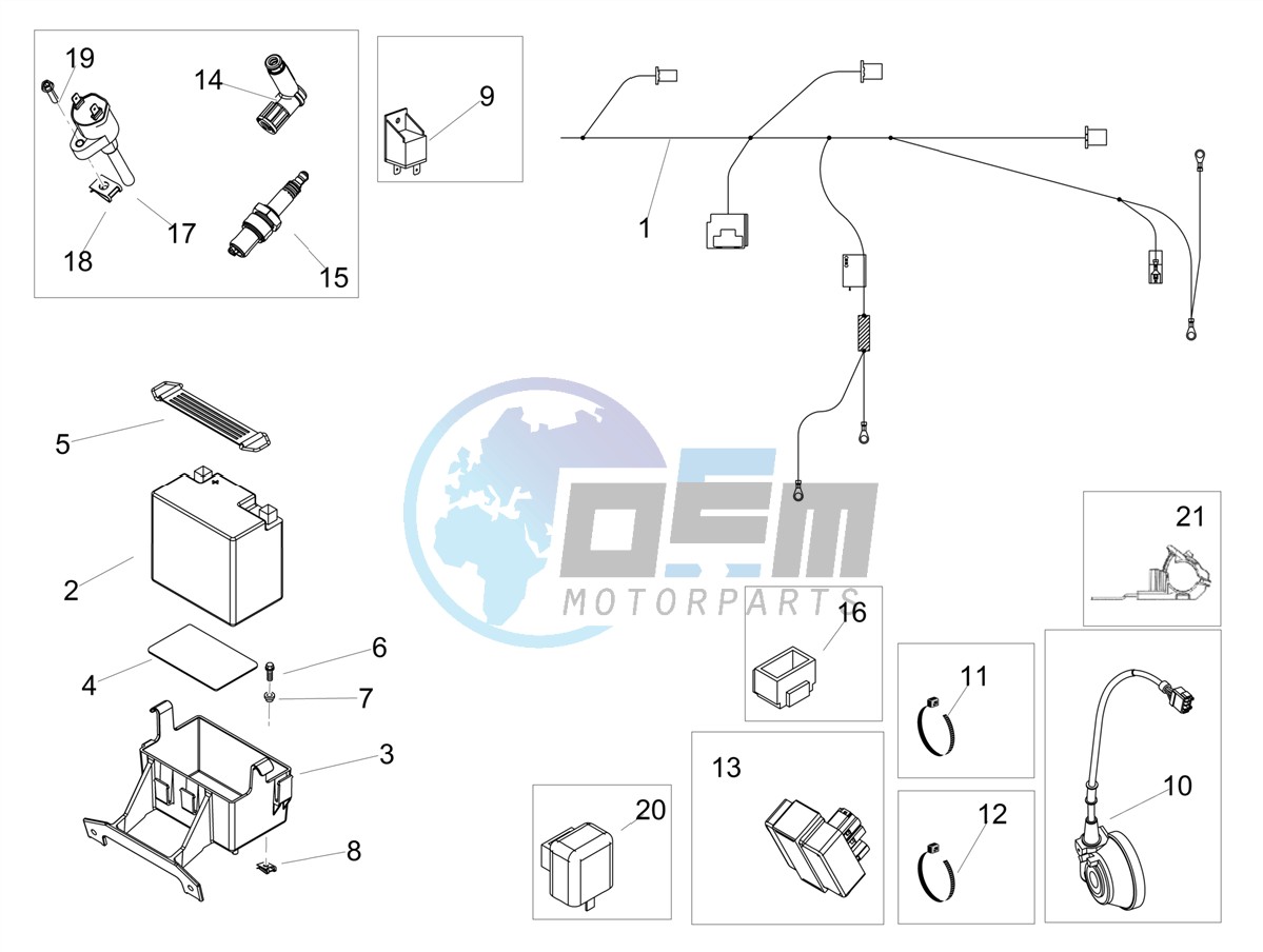 Central electrical system