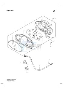 UH200G BURGMAN EU drawing SPEEDOMETER (EXECUTIVE MODEL)