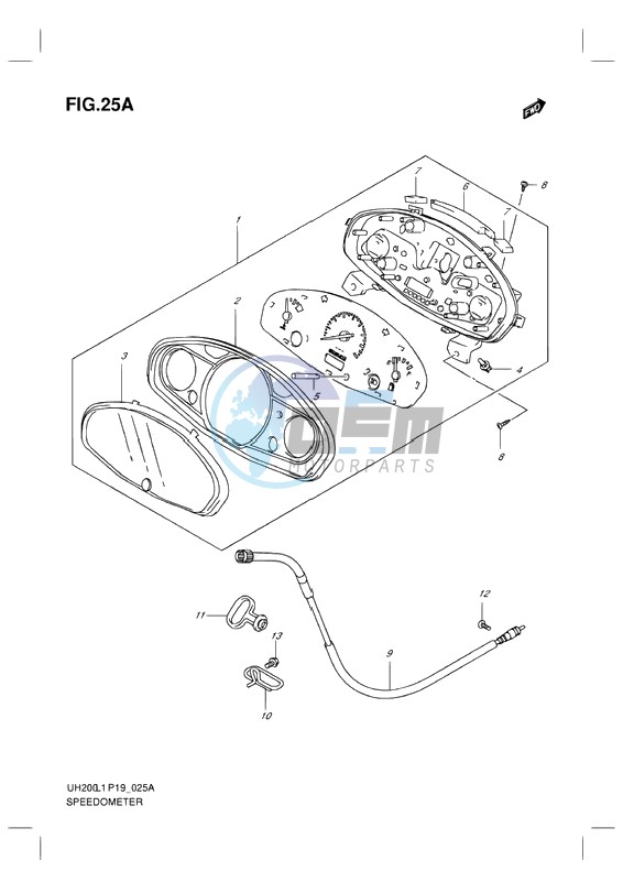 SPEEDOMETER (EXECUTIVE MODEL)