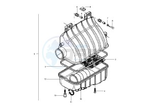 X9 EVOLUTION 500 drawing Air Cleaner