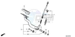 NSA700A9 KO / MME drawing PEDAL