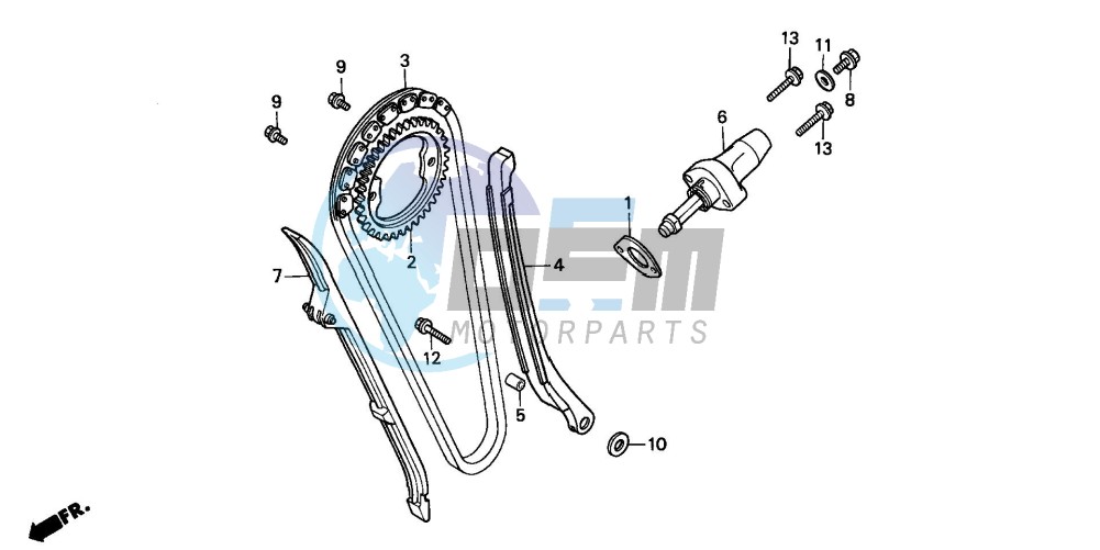 CAM CHAIN/TENSIONER