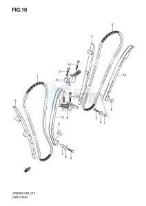 VZ800 (E2) MARAUDER drawing CAM CHAIN