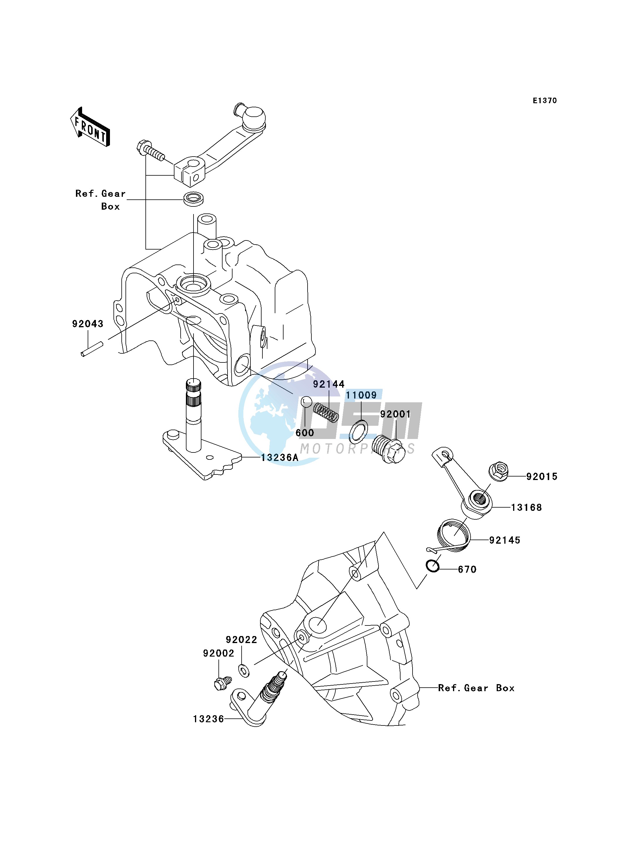 GEAR CHANGE MECHANISM