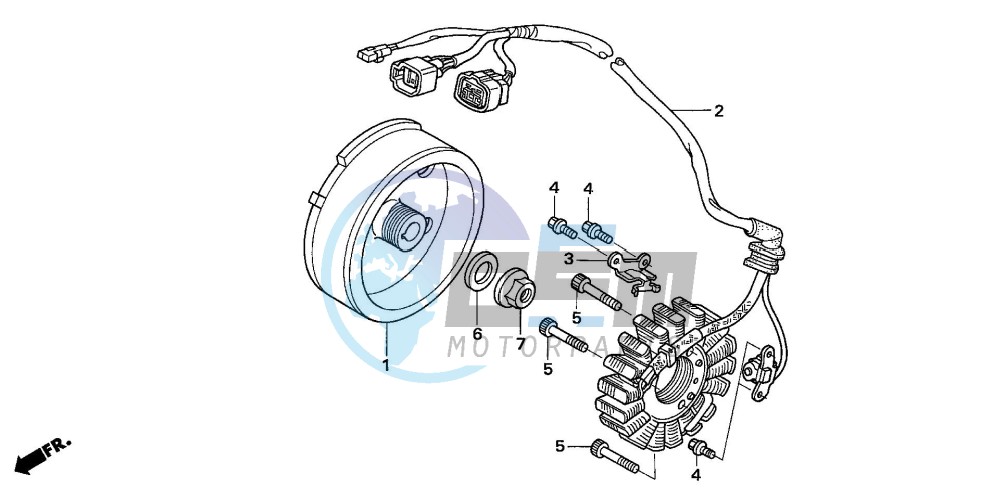 GENERATOR (TRX450R6,7,8/ER6,7,8)