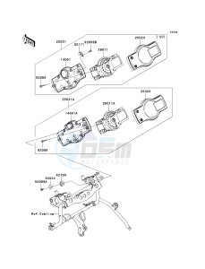 KLE 650 A [VERSYS EUROPEAN] (A7F-A8F) A8F drawing METER-- S- -