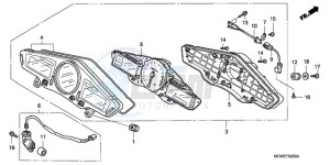 VFR8009 Ireland - (EK / MME) drawing METER