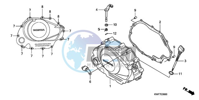 RIGHT CRANKCASE COVER