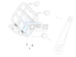 PRIMAVERA 125 4T 3V IE ABS-NOABS E3-E4 (EMEA) drawing Front luggage rack