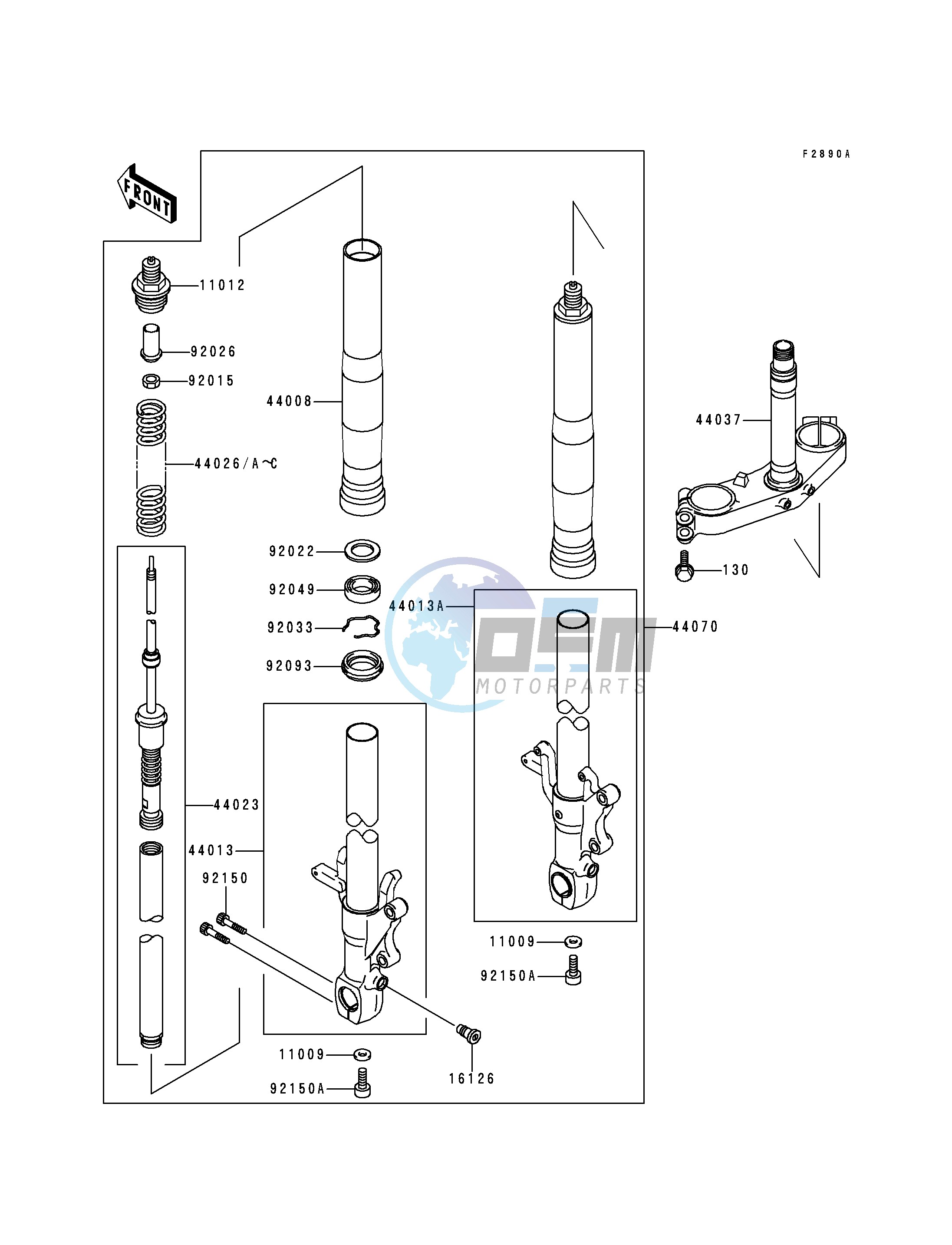 OPTIONAL PARTS-- ZX-7RR FRONT FORK- -