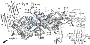 CBX750P2 drawing CRANKCASE