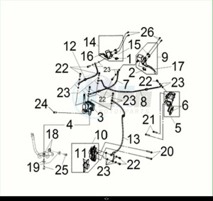 JOYMAX-Z+ 300 (LW30W2Z1-EU) (M2) drawing BRAKE SYSTEM