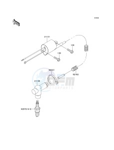 KX 250 M (M2) drawing IGNITION SYSTEM