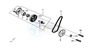 HD 200EVO EFI drawing OILPUMP / V-SNAAR OILPUMP