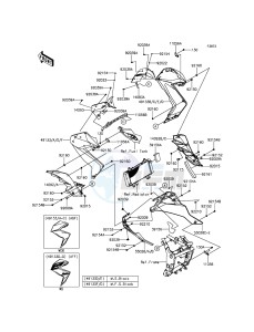 Z300 ER300AFF XX (EU ME A(FRICA) drawing Cowling Lowers